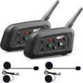 EJEAS V6 Pro Plus Bluetooth Helmet Intercom (2 Units) – 2‑Rider, 800 m Range