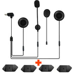 Ejeas Q8 Speaker & Microphone Set With Intercom Mounting Clip
